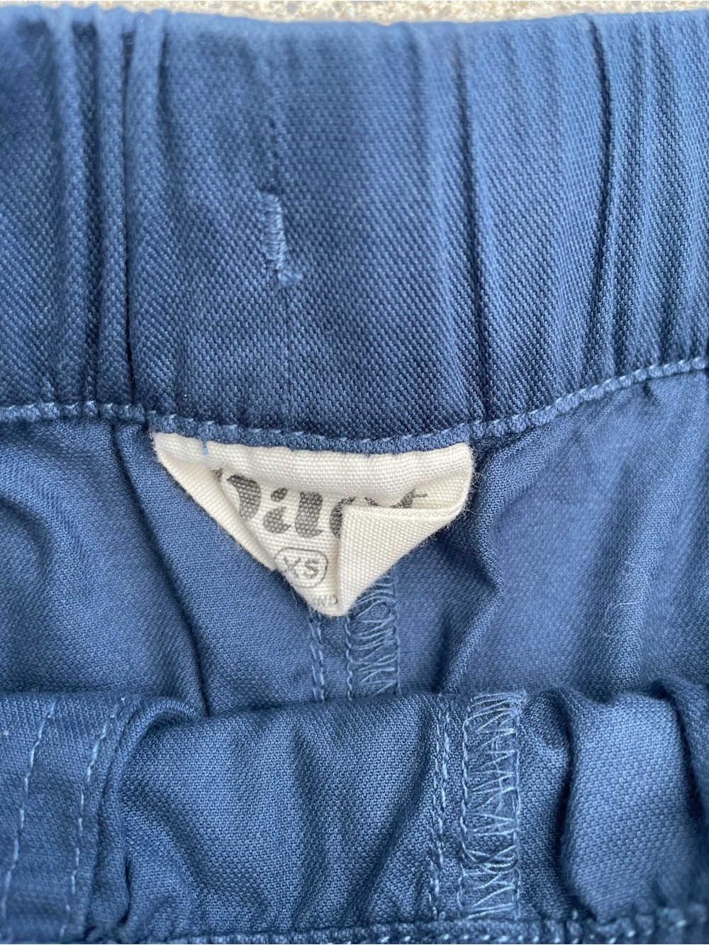 Pact twill skirts xs organic cotton tan navy 2pc - Picture 4 of 4